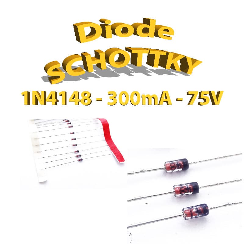 1n4148 Diode Commutation Rapide 300ma 100v Do 35