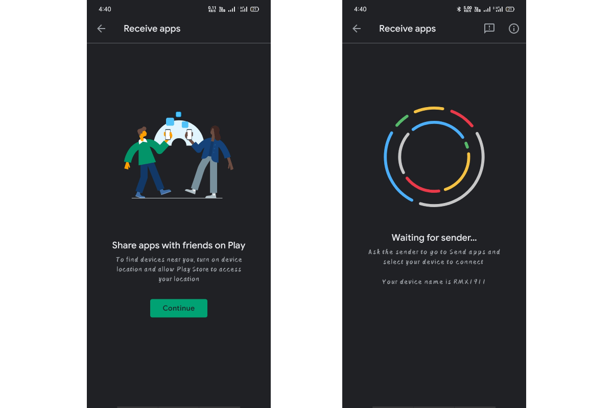 Group Share Apps On Google Play - Dark Pattern Collection - High Resolution Quality