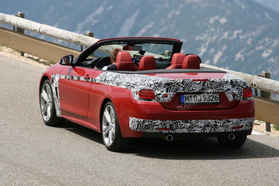 La bmw serie 4 cabriolet enlève le haut