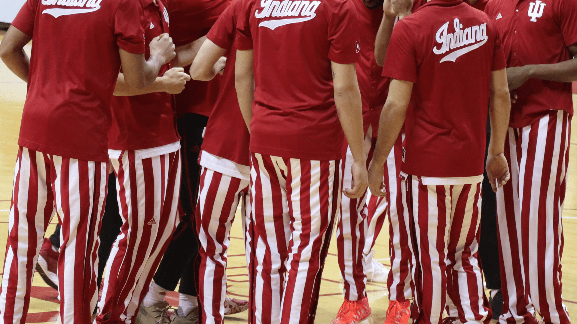 images Iu Basketball Warm Up Pants did you know indiana s iconic candy stripes didn t originate in the basketball program the daily hoosier
