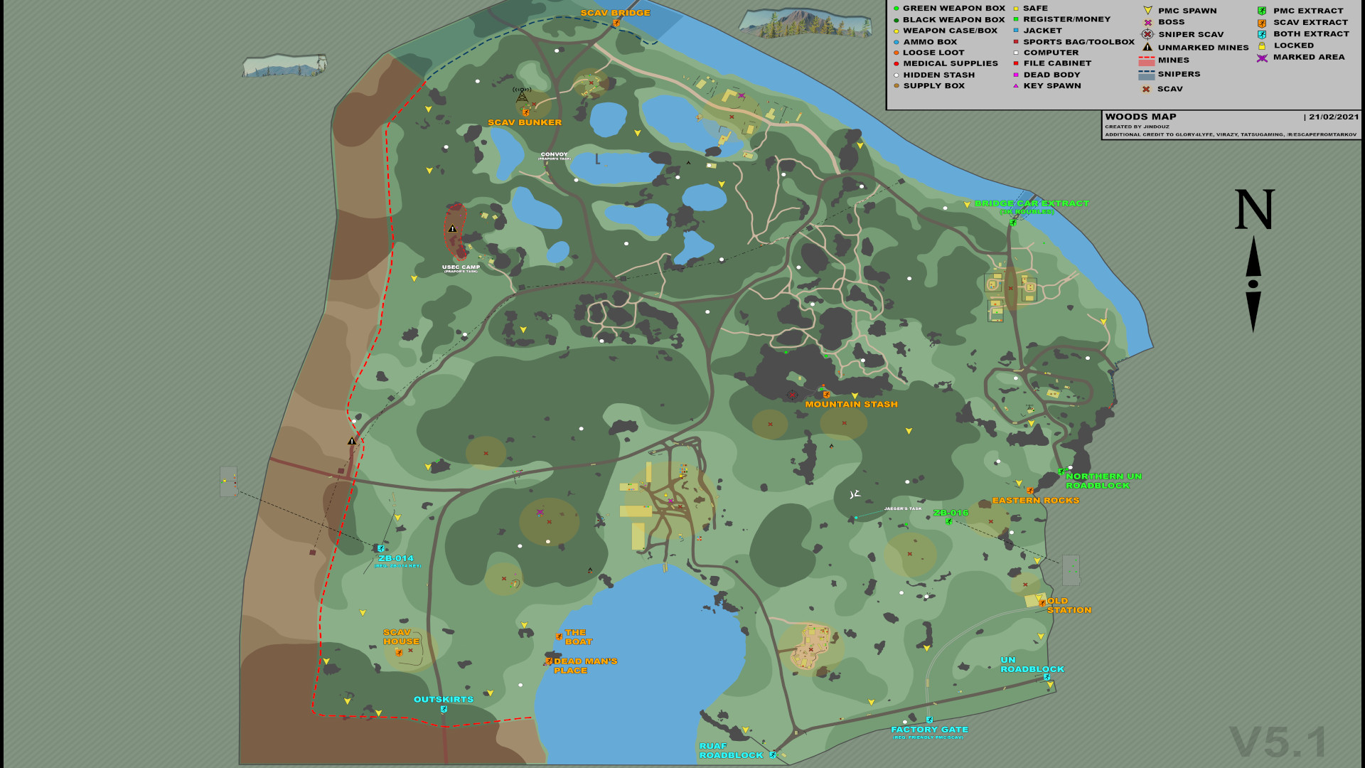 Woods Extract Map Escape From Tarkov Mensking Escape From Tarkov Maps Woods 