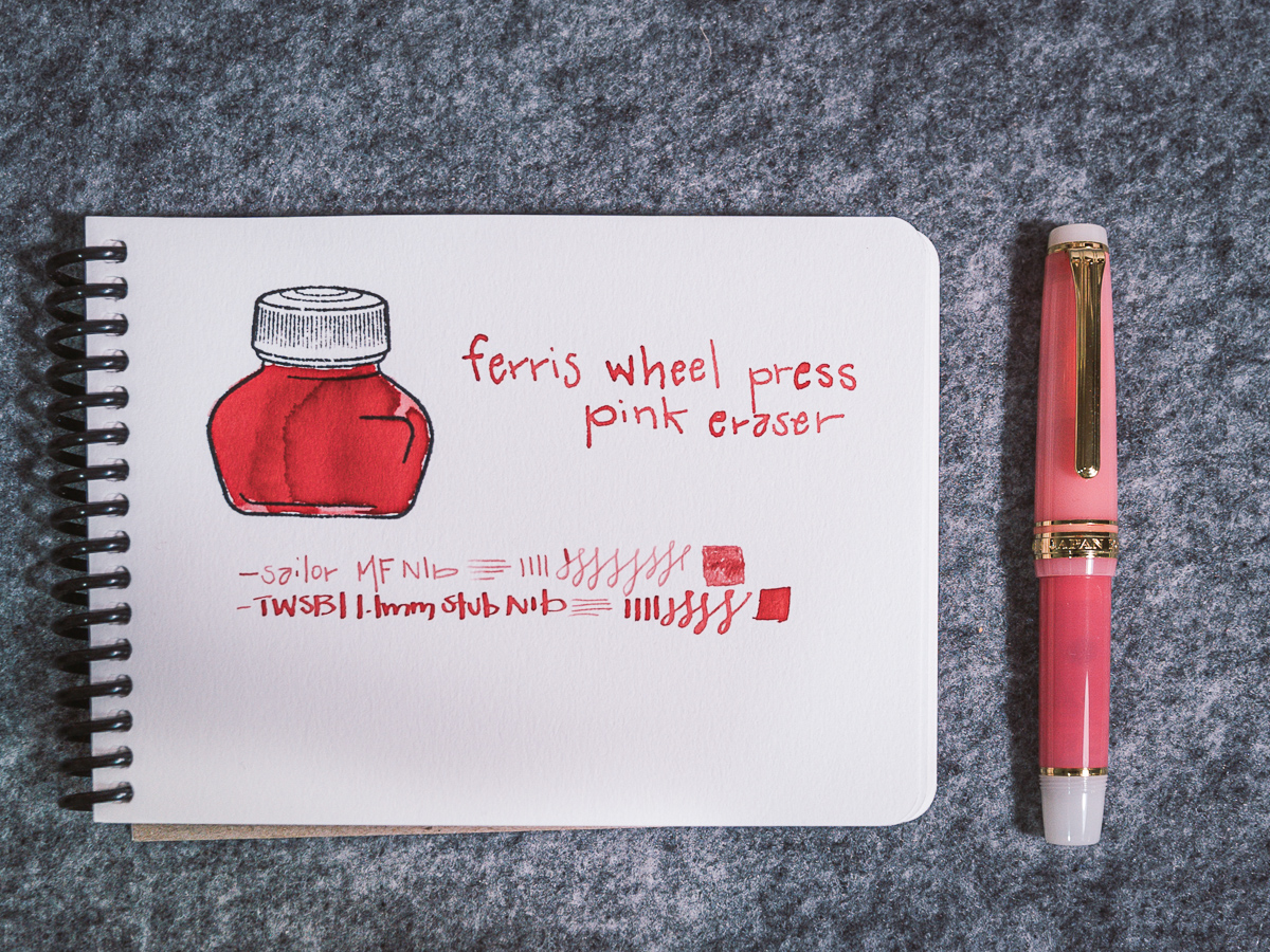 images Ferris Wheel Press Pink Eraser ink review ferris wheel press pink eraser the well appointed desk
