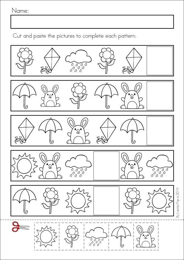 Browse pattern worksheet kindergarten resources on teachers pay teachers, a marketplace trusted by millions of teachers for original . kindergarten pattern cut and paste worksheets worksheet hero