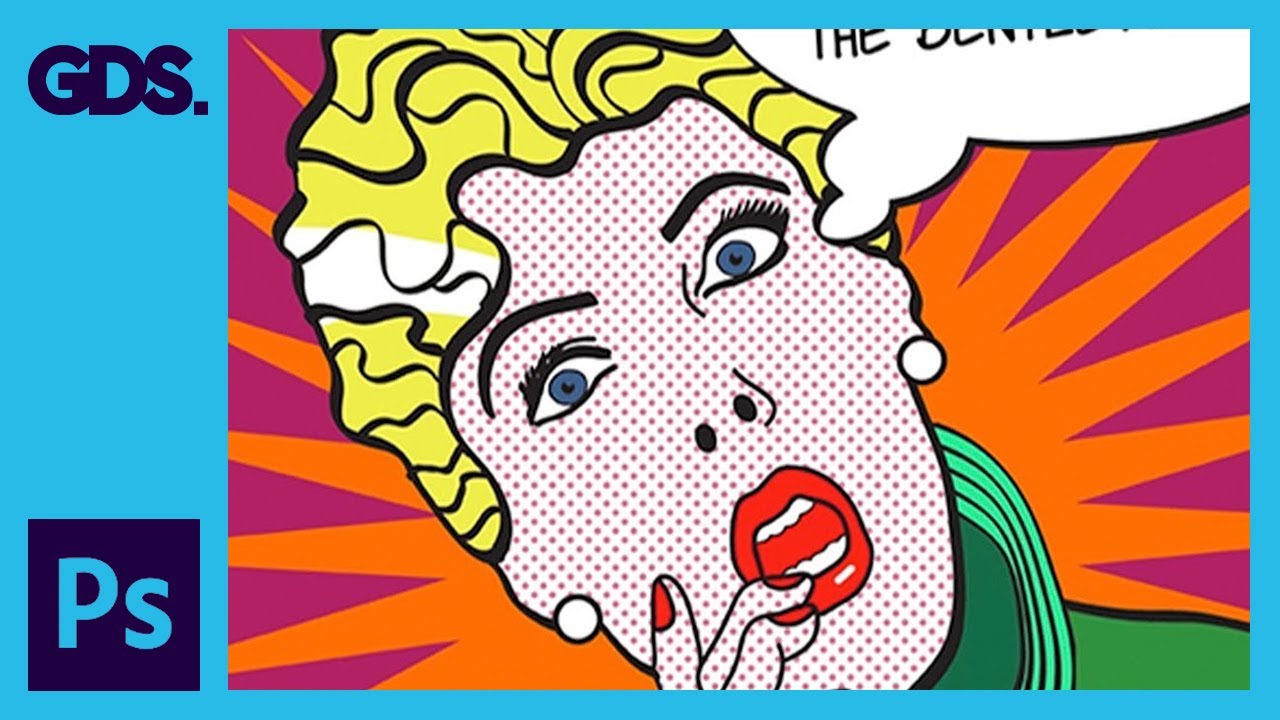 Barbara kruger's art is easily one of the most recognizable on the planet. Create Roy Lichtenstein Style Pop Art - Finishing Photoshop & Illustrator CS5 - YouTube