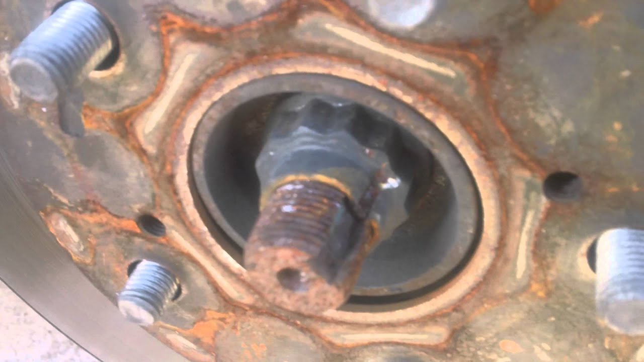 Toyota corolla axle nut size