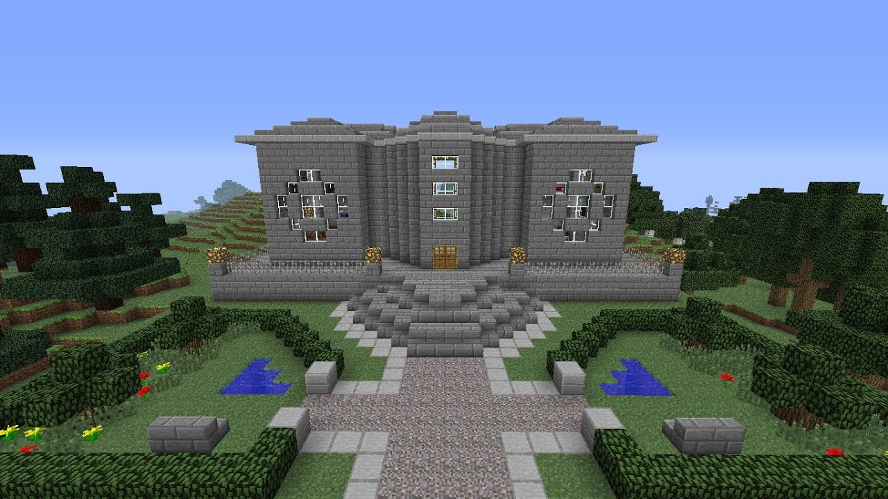 Artsy Brick Mansion Minecraft Map