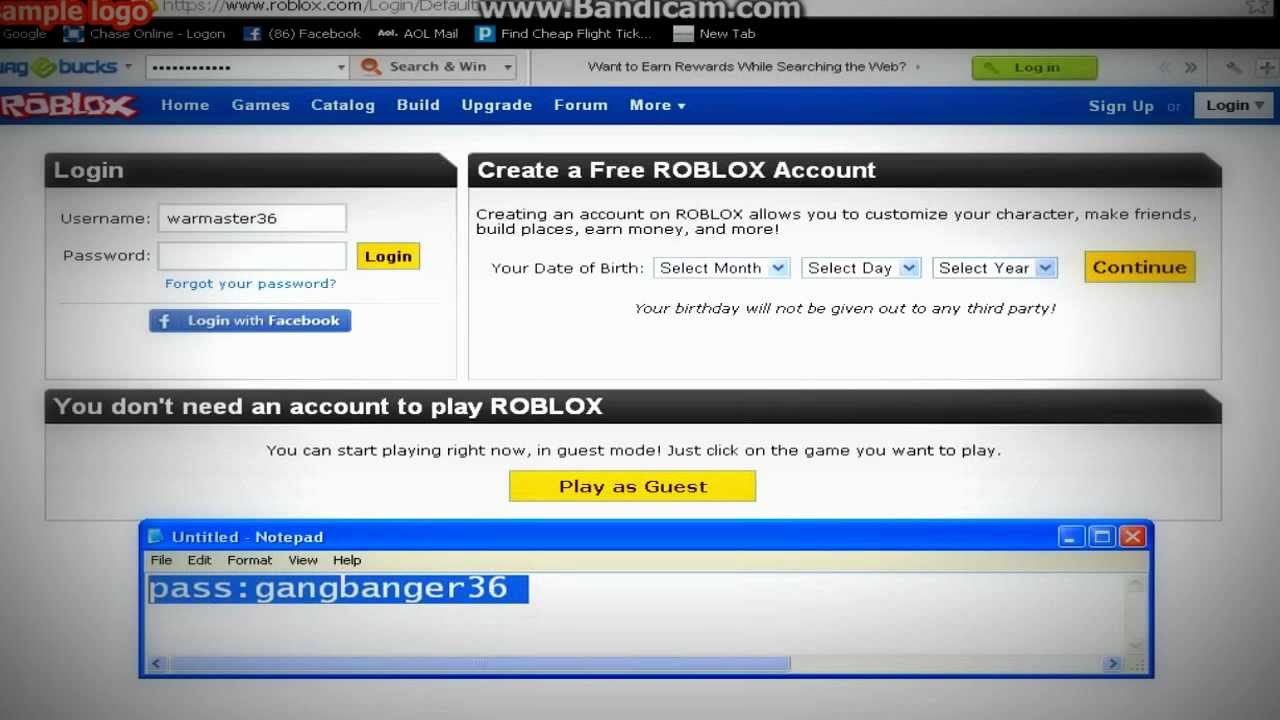 Free Roblox Accounts 