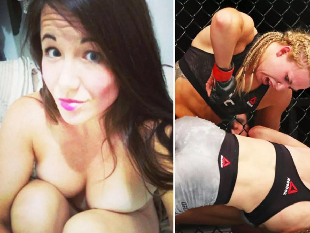 Naked' UFC star suffers in-ring wardrobe malfunction after bursting out of top - Daily Star