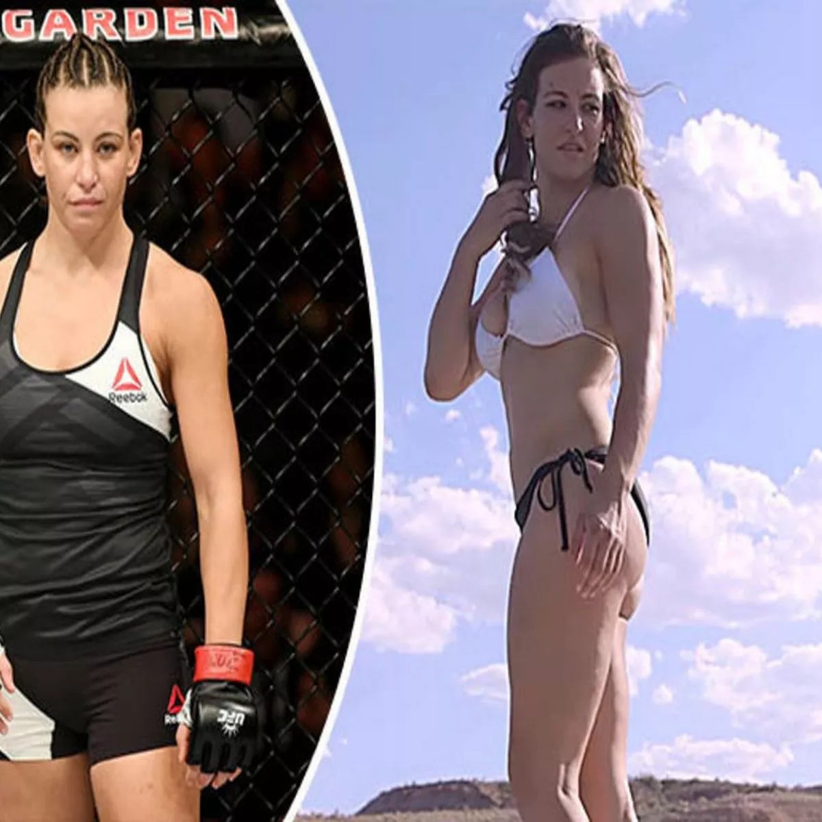 UFC babe Miesha Tate catches the eye as she takes a trip to the beach in  throwback video - Daily Star