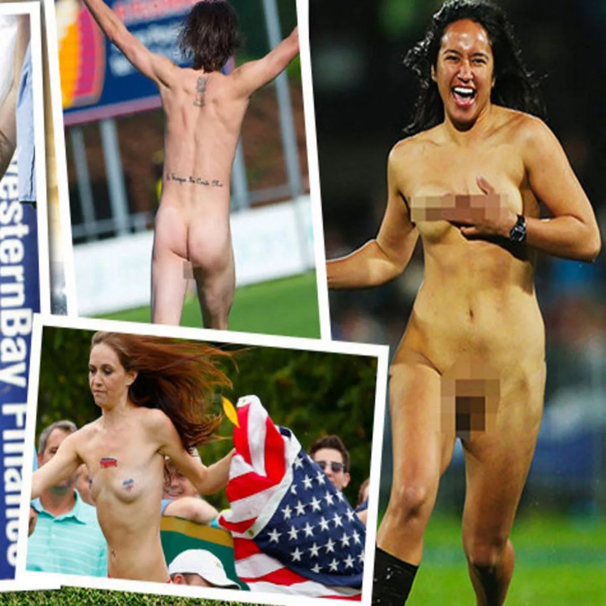 When sport gets NAKED: Boobs, bums and X-rated moments which stunned crowds  - Daily Star