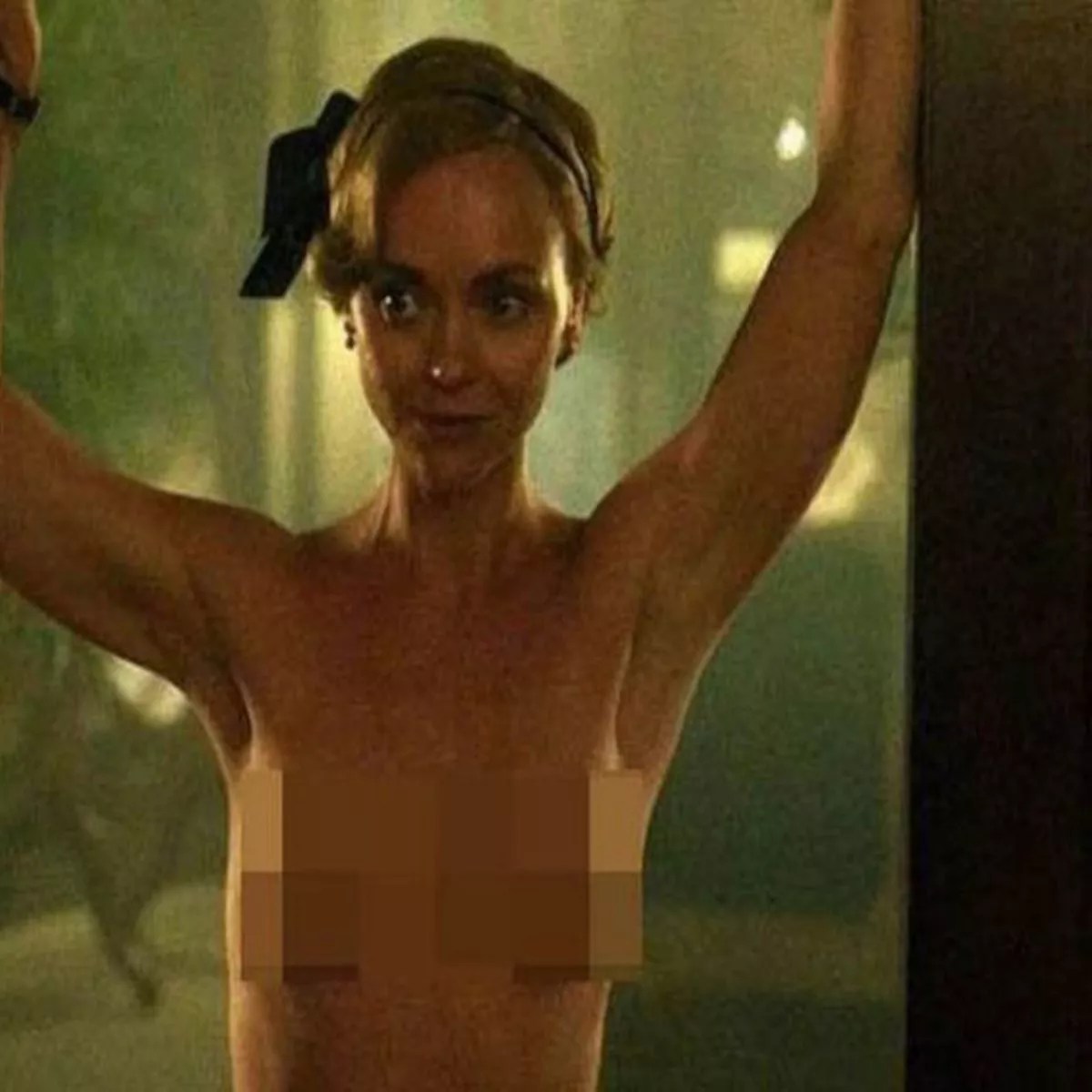 Christina Ricci poses naked with humongous pubic wig: Looks like it bites - Daily Star