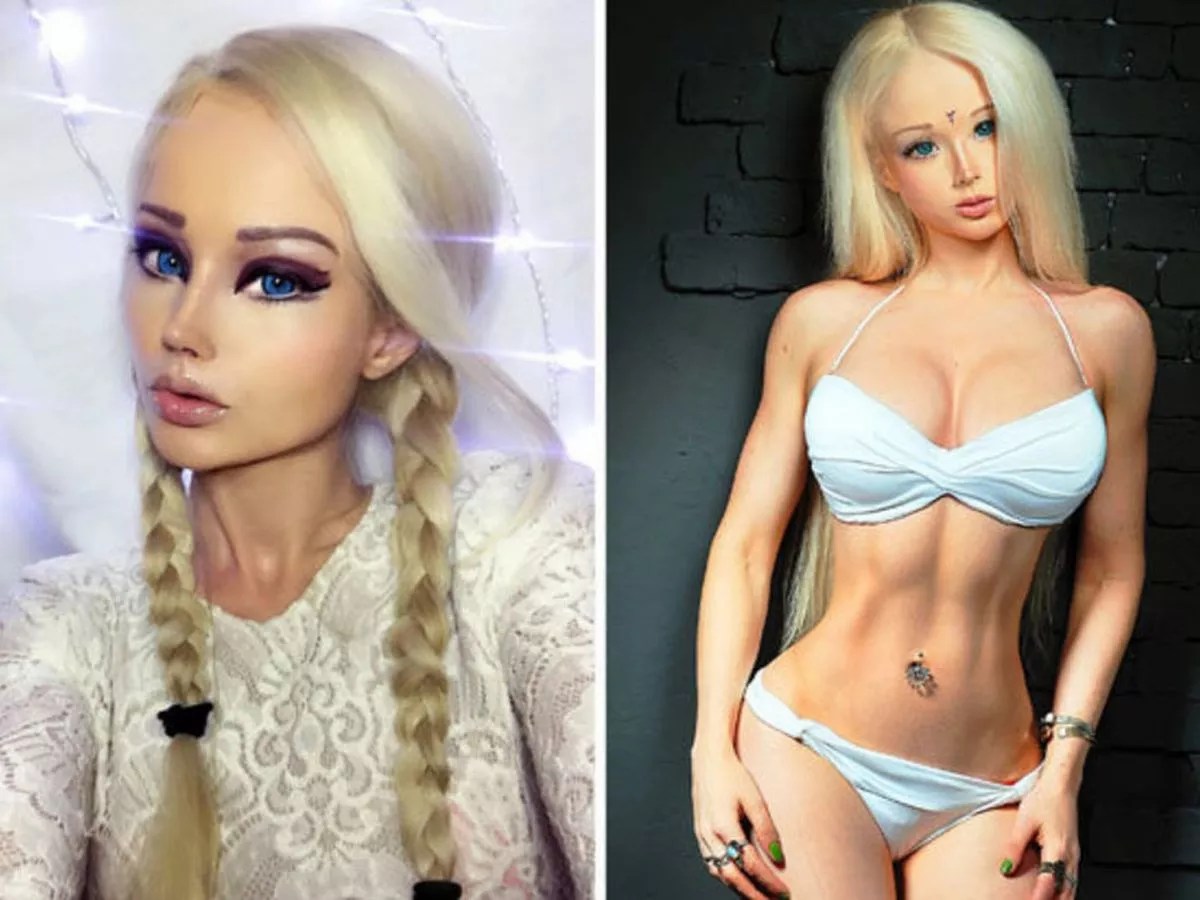 This is what the Human Barbie REALLY looks like without make-up - Daily Star