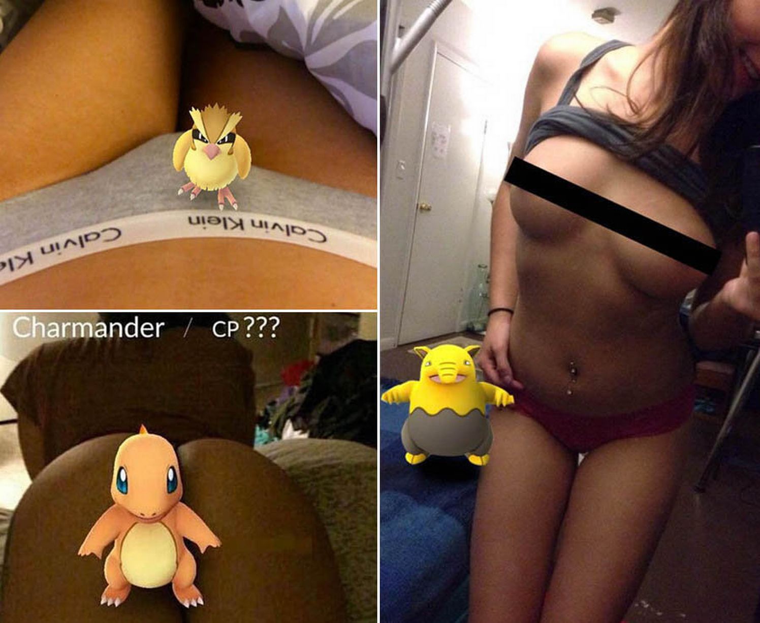 You may not know all these characters from “Pokemon” but this fact doesn't  make their naked boobs less attractive! 