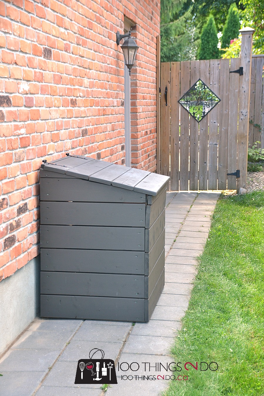 Diy Outdoor Garbage Bin 100 Things 2 Do