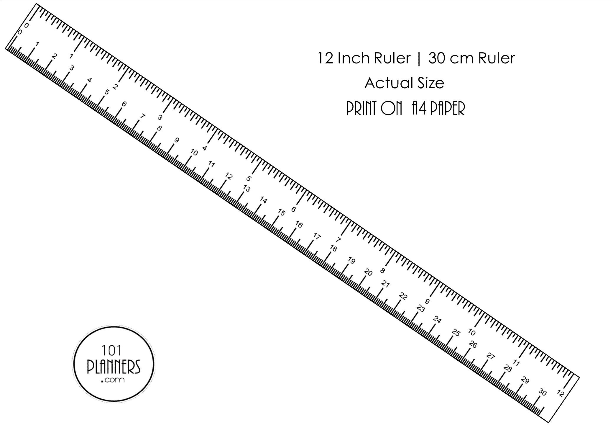 Printable Ruler Online Ruler Printable Ruler A4Paper 2 