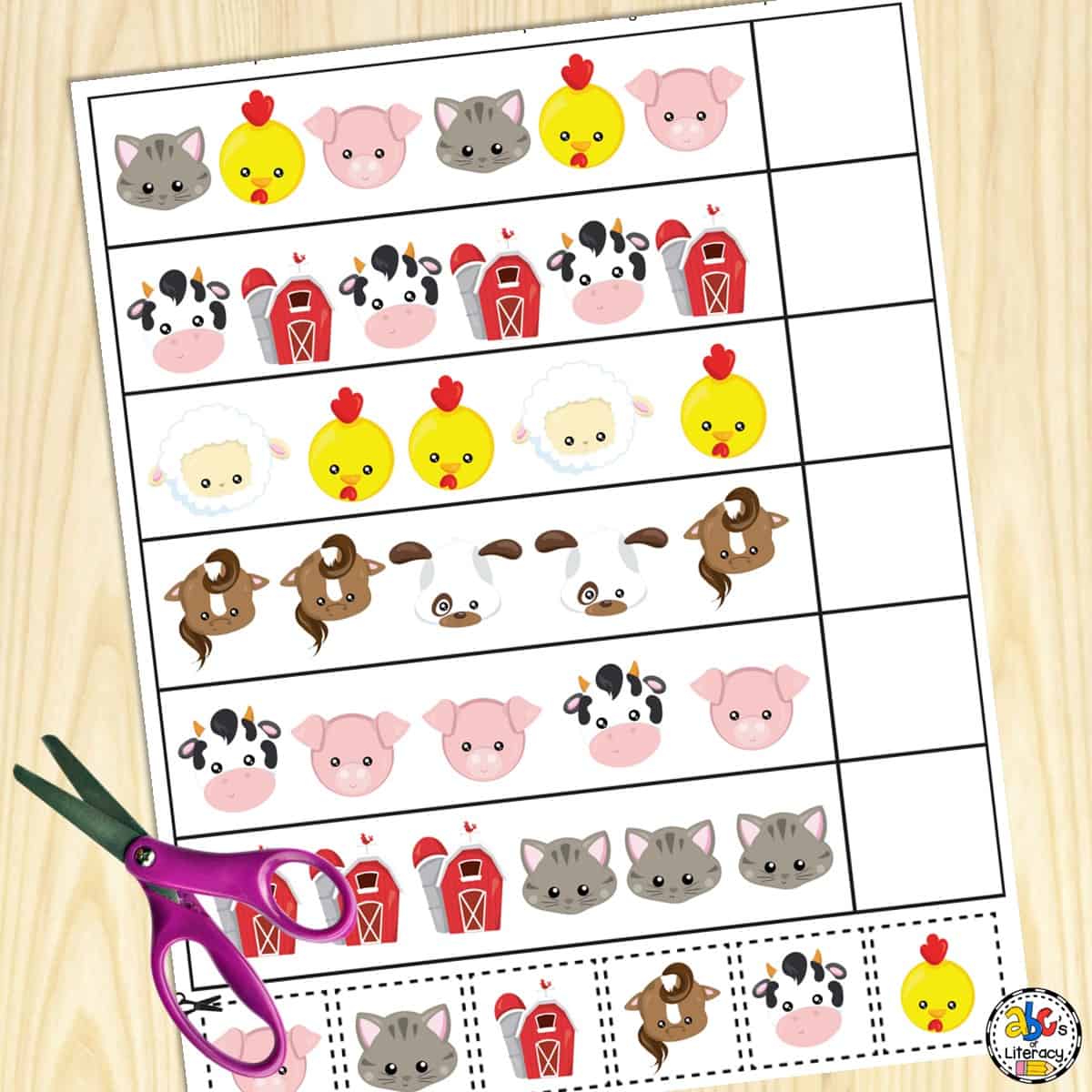 Farm preschool worksheets: free printables for preschools