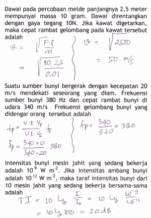 Contoh Soal Fisika Kelas 12 Dan Pembahasan 