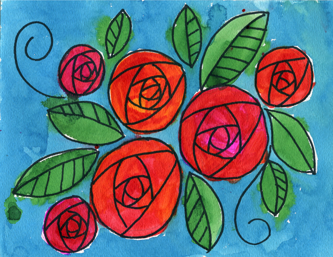 wallpapers Easy Peasy Easy Rose Drawing For Kids how to draw a rose top 10 easy step