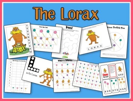 Lorax printables • a teaching mommy