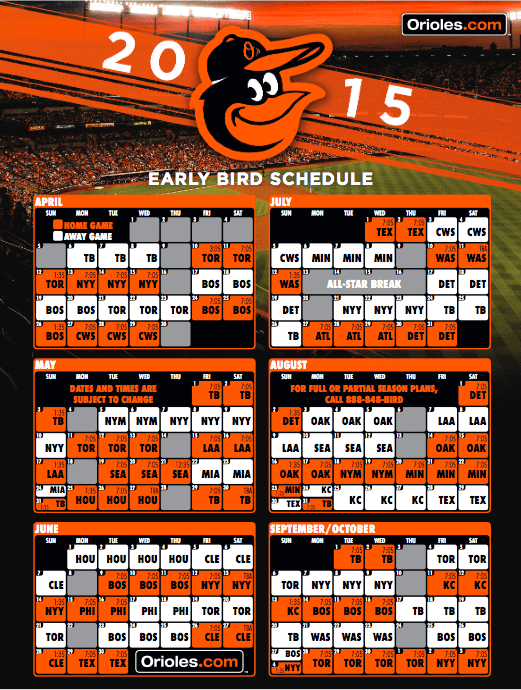 Orioles 2024 Schedule Printable Dev Com Orioles 