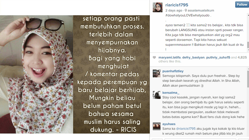 Unduh Gratis Gambar Ria Ricis Hijabkan Kepala Turun Ke Hati Geometri Terbaru oleh Lampunghits.com
