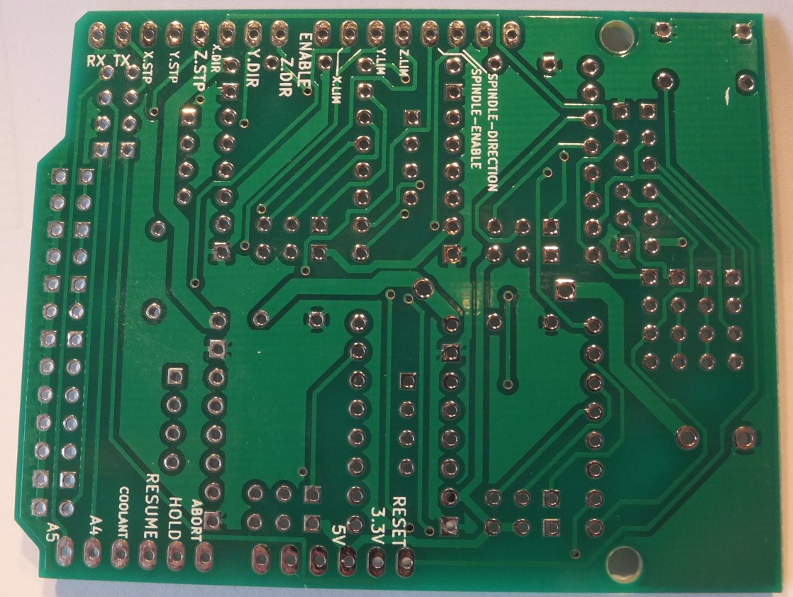 Arduino Cnc Shield V3 Pcb Back Protoneer Co Nz