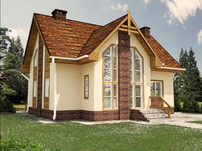 что нарисовать на стенах дачного дома снаружи