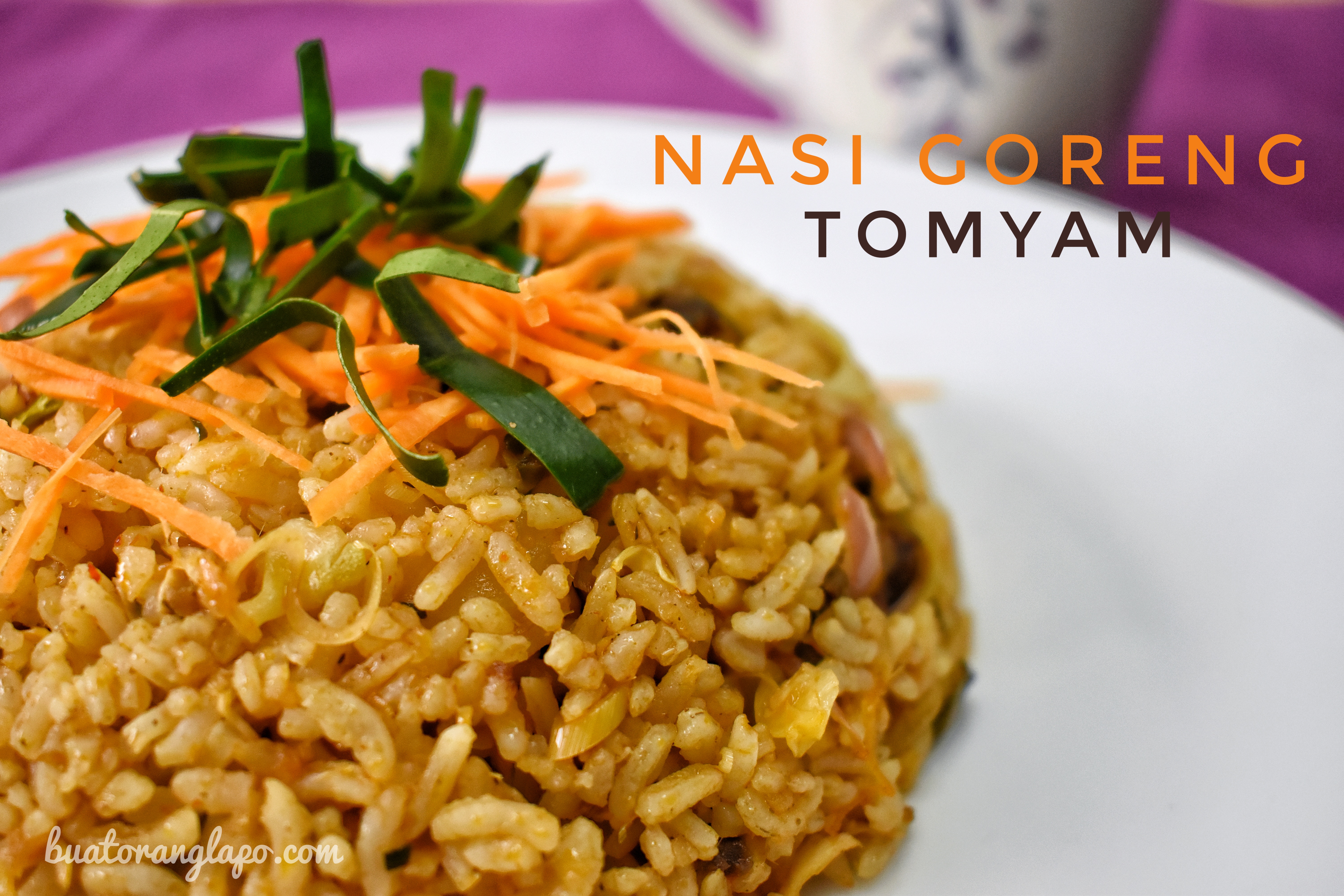 Resepi Nasi Goreng Bawang Putih Resepi Bergambar