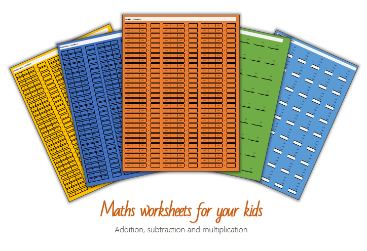 Maths Worksheets For Your Kids Teach Addition Subtraction