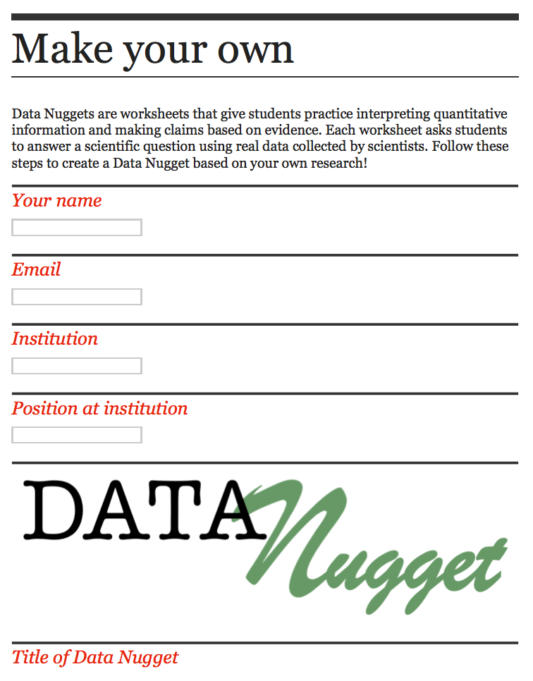 10++ data nugget worksheet answer key