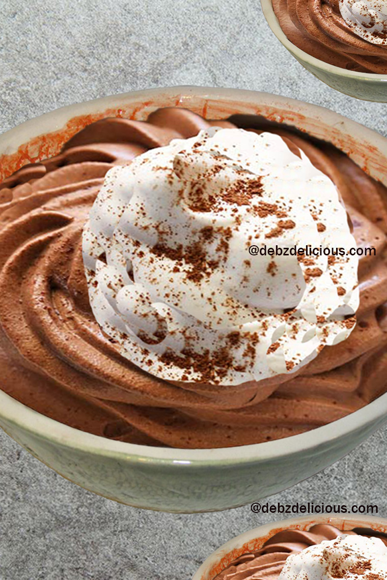 pics Easy Chocolate Mousse Recipe With Cocoa Powder No Cream easy 3 ingredient chocolate mousse with