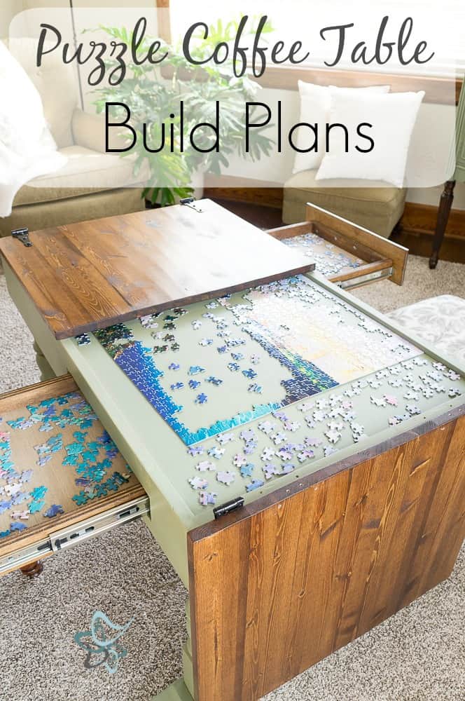 Puzzle coffee table build plans