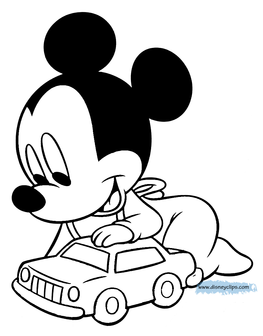 Index Of Coloring Pagesaby Coloring Pages Mickey Mouse Coloring Pages Baby Disney Characters Baby Mickey Mouse