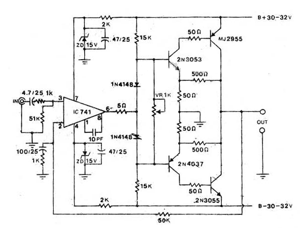 400w Power Amplifier Safari Electronic Schematic Diagram