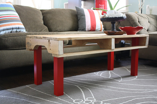 Diy Rustic Modern Pallet Coffee Table Her New Leaf
