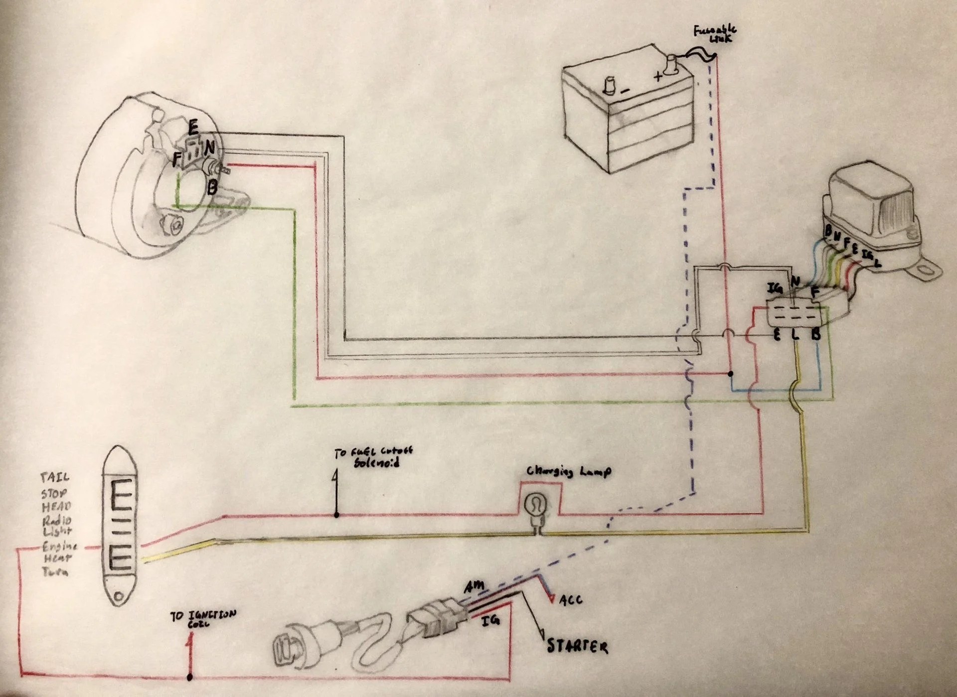 6 pin voltage regulator wiring diagram