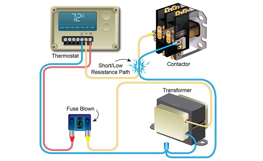 24 volt hvac transformer wiring diagram