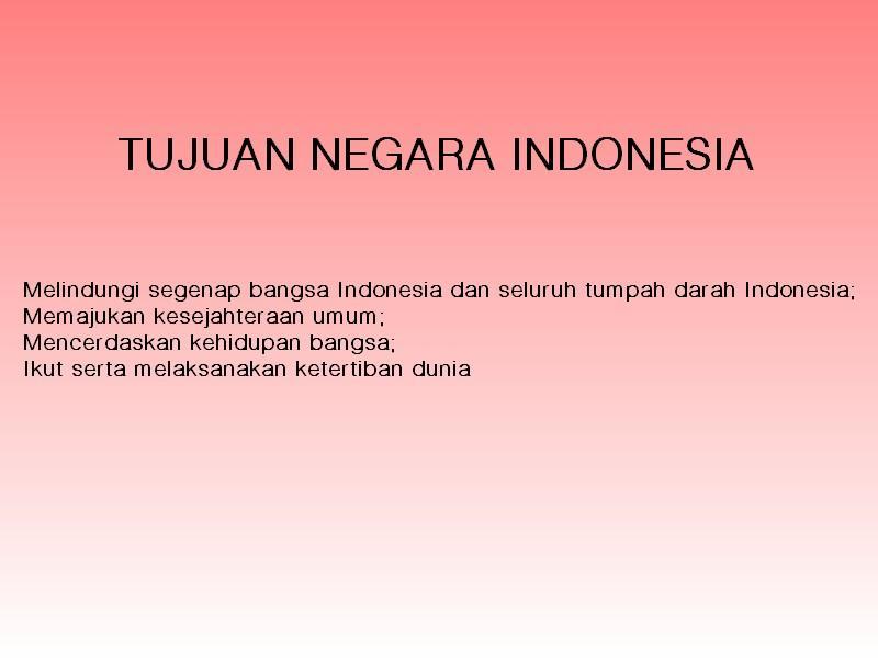 Apakah tujuan negara indonesia sudah tercapai