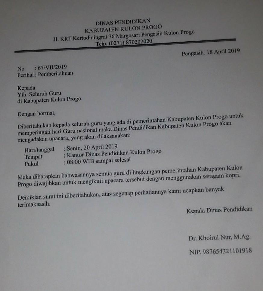 Bahasa Indonesia Kelas 7 Perbedaan Antara Surat Pribadi Dan Surat Dinas 