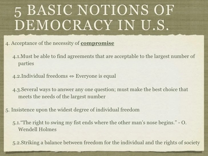 The 5 basic concepts of democracy: understanding the pillars of