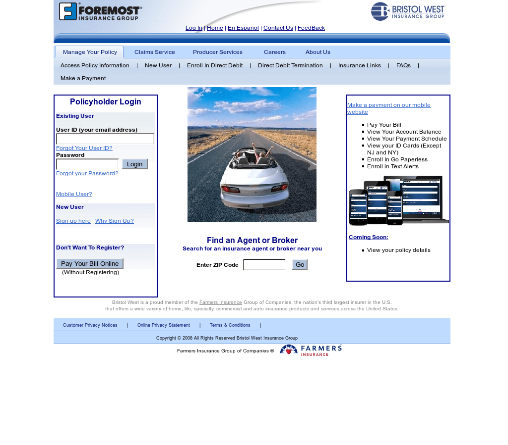 Florida automobile insurance company number