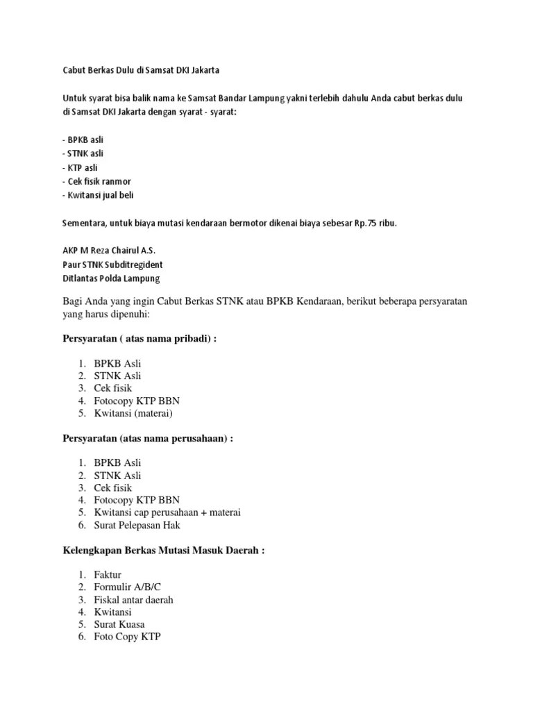 Maybe you would like to learn more about one of these? 16 Contoh Surat Kuasa Mutasi Motor