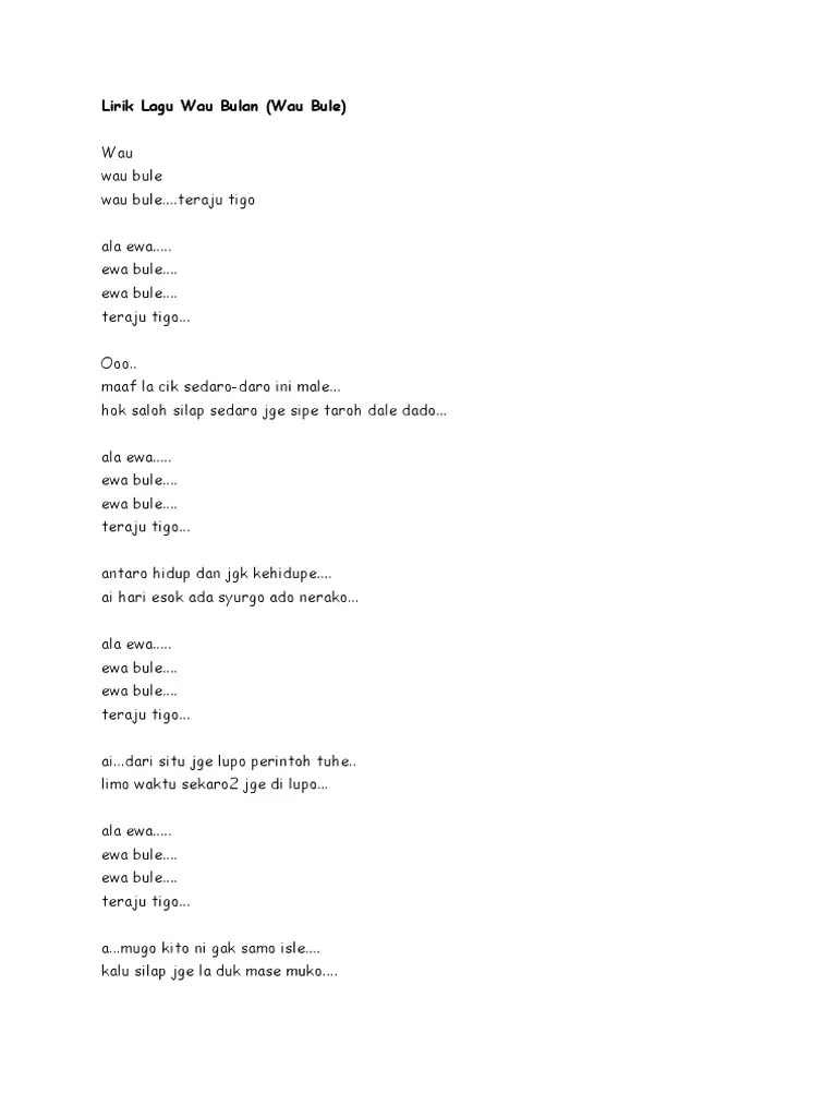 Karaoke Dagang Menumpang Lirik Karaoke Lagu Daerah Jambi Idak dapat rambut yang keriting sayang bang.