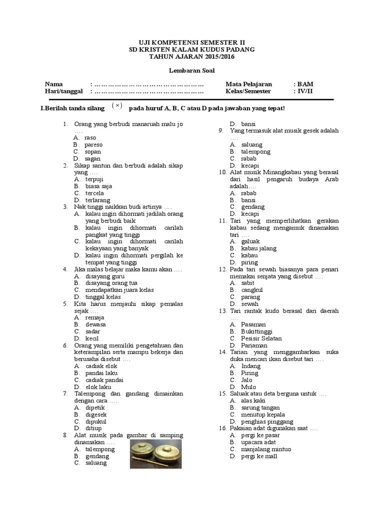 Download jurnal harian 2020−2021 o'quv yili uchun istisno tariqasida qabul test sinovlari majburiy fanlarsiz, 2 ta mutaxassislik fanlaridan o'tkazilishi rejalashtirilmoqda.ulangan. Soal Bam Kls 6 Uts 2 Ta 2019 2020 Soal Bam Kelas Vii Ok Kumpulan Soal Sd Soal Bahasa Jawa Ukk Kelas 6 Sd Semester Ta 2013 Romanatzii