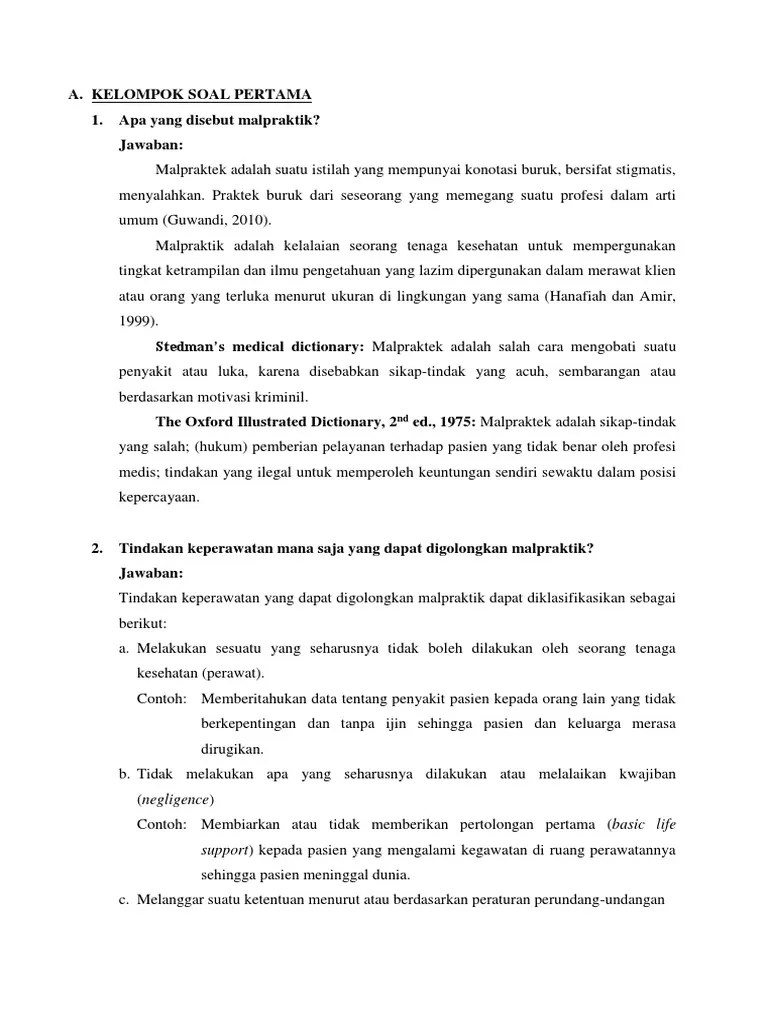 Soal Etika Profesi Beserta Jawabannya - Kumpulan Contoh Surat dan Soal  Terlengkap