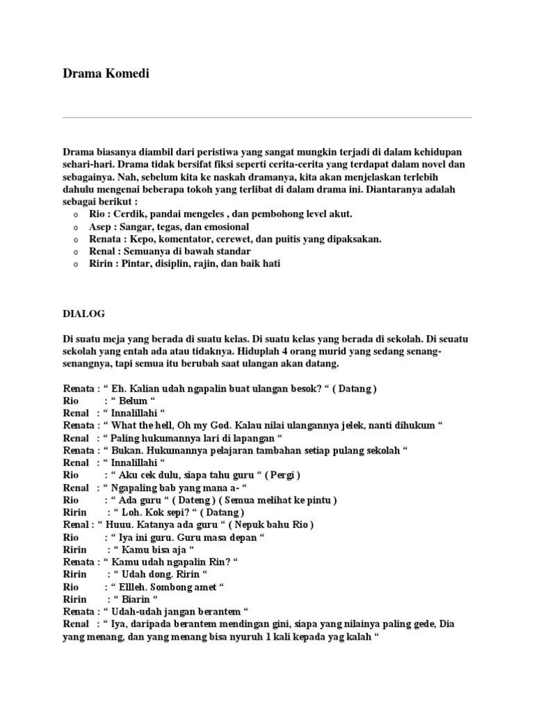 30+ Contoh Naskah Drama Persahabatan 7 Orang Paling Menarik - Chika Ciku