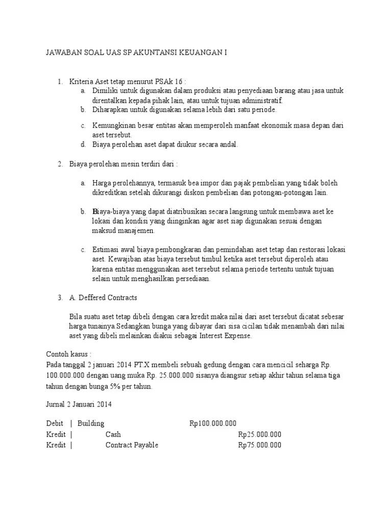 Doc bab 5 aktiva tetap ifrs akuntansi14 a academia edu. Contoh Soal Dan Jawaban Akuntansi Aset Tetap Kumpulan Contoh Surat Dan Soal Terlengkap