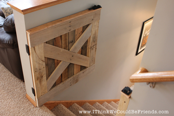 Diy Palette Wood Baby Pet Gate