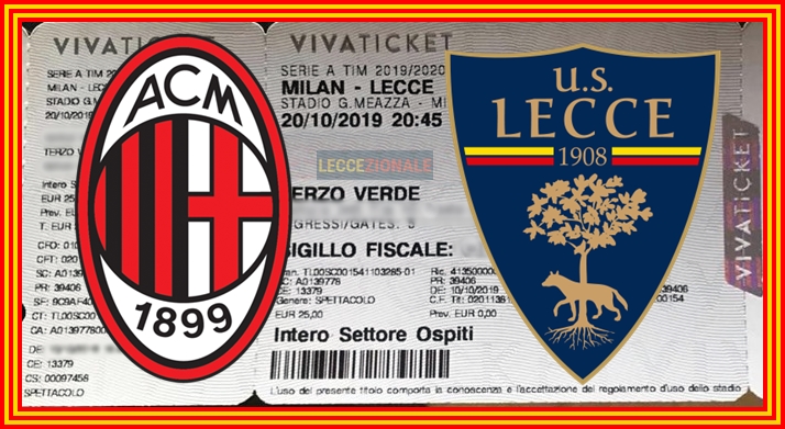 Gratuito Download immagini Milan Lecce Vola La Prevendita Dei Biglietti Leccezionale Salento aggiornato saluti