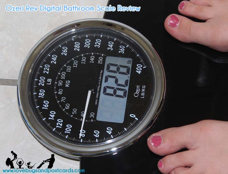 Ozeri Rev Digital Bathroom Scale Review - Lovebugs and